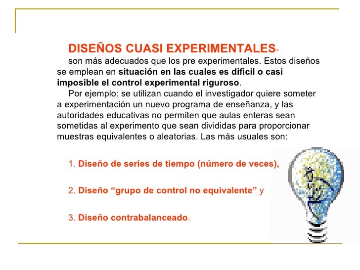 Diseños de investigacion 2011