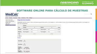 SOFTWARE ONLINE PARA CÁLCULO DE MUESTRAS
 