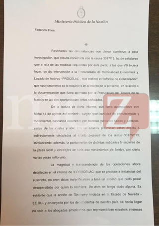 Resolución de Marijuan sobre Cristina Kirchner