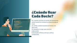 Comprendiendo Bucles y Ciclos en C++: For, While y Do-While | PDF