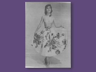 Diseños y moda 40´s