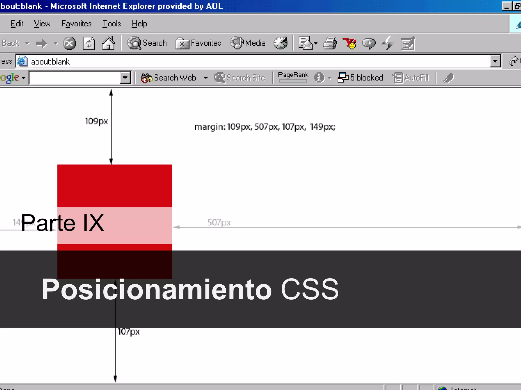 Posicionamiento  CSS Parte IX 