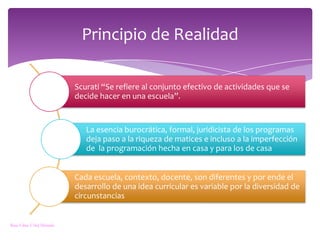 Principio de RealidadRosa Elena Vélez Miranda
