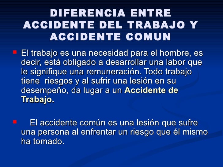 Diferencia Entre Accidente De Trabajo Y Accidente Laboral Esta Diferencia