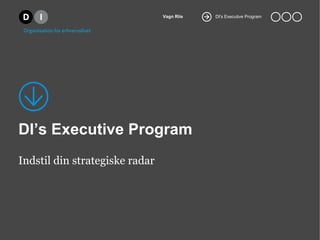 Vagn Riis   DI's Executive Program




DI’s Executive Program
Indstil din strategiske radar
 