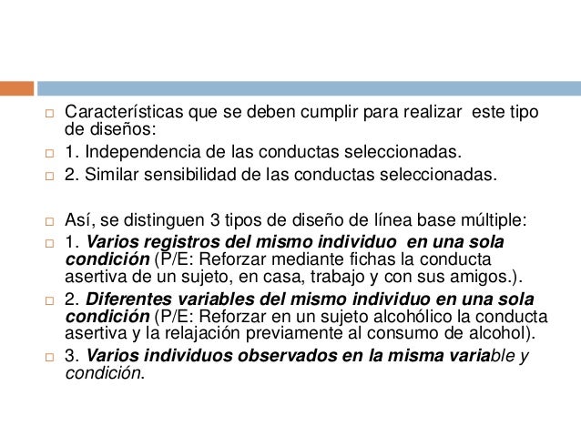 Diseños experimentales de caso unico