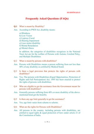 DISABILITY faq | PDF