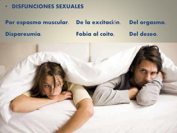 Resultado de imagen para Disfunciones sexuales