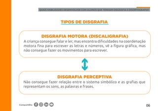 disgrafia - Alfabetização e Educação ABA | PPT
