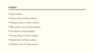 Rasa Analysis of Girish Karnad's Hayavadana | PPTX
