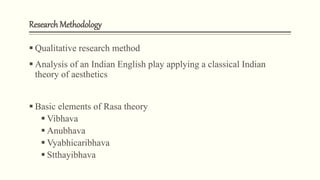 Rasa Analysis of Girish Karnad's Hayavadana 