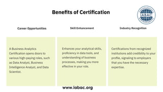 Roadmap to Business Analytics Certification | IABAC | PDF