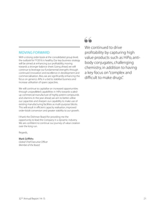 Our Manufacturing Facilities
“Our development strategies are
designed to meet diverse customer
expectations that vary from project
to project.
CARBOGEN AMCIS AG, SITE BUBENDORF 
HEADQUARTER, SWITZERLAND
Š 0EFEHQMRMWXVEXMSR ERH GSRXEMRQIRX JEGMPMXMIW [MXL
190 employees
Š Clean room dedicated for Antibody Drug Conjugates
Š 1YPXMTYVTSWI GPIER VSSQ HIHMGEXIH JSV TYVMÝGEXMSR SJ
LMKLTSXIRX F] ,40' TVSGIWW
Š Process optimisation and supply of late-phase and
commercial APIs
Š -RWTIGXIH F] *(%7[MWW1IHMG ERH /SVIER ,IEPXL
Authority MFDS
Š ,SPHW EGGVIHMXEXMSR EW JSVIMKR QERYJEGXYVIV
for Japan
CARBOGEN AMCIS AG, SITE VIONNAZ,
SWITZERLAND
Š 7MKRMÝGERX MRGVIEWI MR HIZIPSTQIRX ERH
QERYJEGXYVMRK GETEGMX] SR ,MKL TSXIRX %4-W
Š From gram to kilogram scale;Categories 3 and 4
Š GMP compliant;Swissmedic and FDA inspected
Š Combination of the initial team knowledge and
CARBOGEN AMCIS expertise
CARBOGEN AMCIS LTD.,
SITE MANCHESTER, UK
Š Specialises in process research and nonGMP custom
synthesis of pharmaceutical intermediates with 40
employees
Š 0EVKIV GETEGMX]  