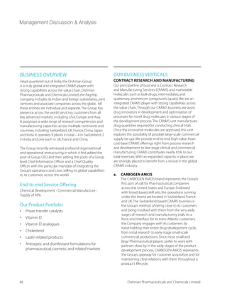 SRI JSV ,M4S GLIQMWXV] ERH SRI JSV RSVQEP
chemistry) allowing to isolate highly instable
compounds at scale up to 200 g per batch
t Upgrade of Neuland production and solid
handling to enable pilot production of category III
compounds in the range of 5 to about 20 kg
Shanghai:
t PRD has been reorganised.A new leader
has been transferred from Europe to China to
strengthen the team
t Development activities between Shanghai,India
ERH )YVSTI LEZI FIIR MRXIRWMÝIH
t 6ISVKERMWEXMSR SJ XLI JEGXSV]  