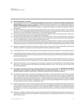 1IGLERMGEP
)RKMRIIVMRK
 JVSQ XLI 9RMZIVWMX] SJ VMWXSP,I LEW IXIRWMZI
background within the Pharma industry and has strong leadership
WOMPPW,I LEW QSVI XLER XLER  ]IEVW SJ ITIVMIRGI MR 7XVEXIK]
Business Operation,Facility  Plant Engineering Design for
pharmaceutical and chemical plants.Before joining the Dishman
Group as Global CEO,he was the co-founder and joint owner of
'37%1 (IZIPSTQIRXW 0XHE QYPXMHMWGMTPMRI TLEVQEGIYXMGEP
GSRWYPXERG] ÝVQ,I LEW FIIR MRHYGXIH SR XLI SEVH JVSQ
August 2014.
Shri Janmejay R. Vyas
Chairman 
Managing Director
Shri Arpit J. Vyas
Managing Director  CFO
Shri Sanjay S. Majmudar
Director
Shri Rajendra S. Shah
Director
Mrs. Deohooti J. Vyas
Whole time Director
Mr. Mark Griffiths
Director  Global CEO
Shri Ashok C. Gandhi
Director
Shri Subir Kumar Das
Director
Mrs. Deohooti J. Vyas
34 Dishman Pharmaceuticals and Chemicals Limited
 