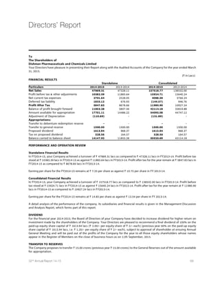 0IKEP 
 7IGVIXEVMEP
3532nd
Annual Report 14-15
 