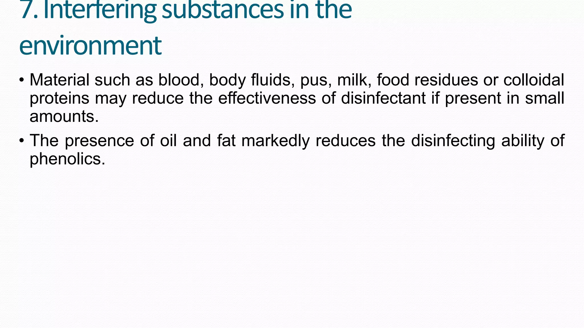 Disinfectants classification and mode of action of disinfectants PPT