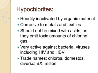 Disinfection | PPTX