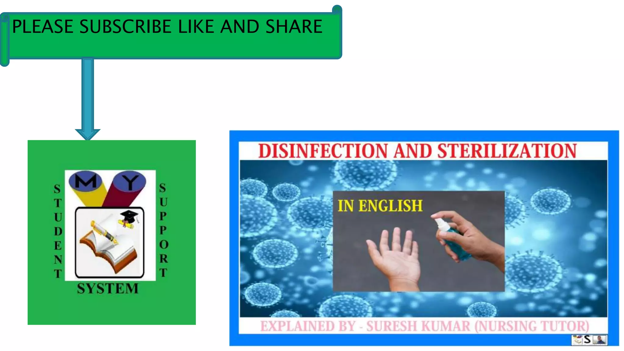 Disinfection and sterilization in english | PPTX