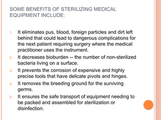 Germs Instrument Disinfection and sterilization of surgical instrument Амит Кумар.pptx