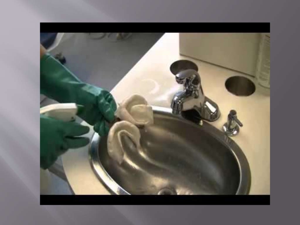 Disinfection of dental laboratory