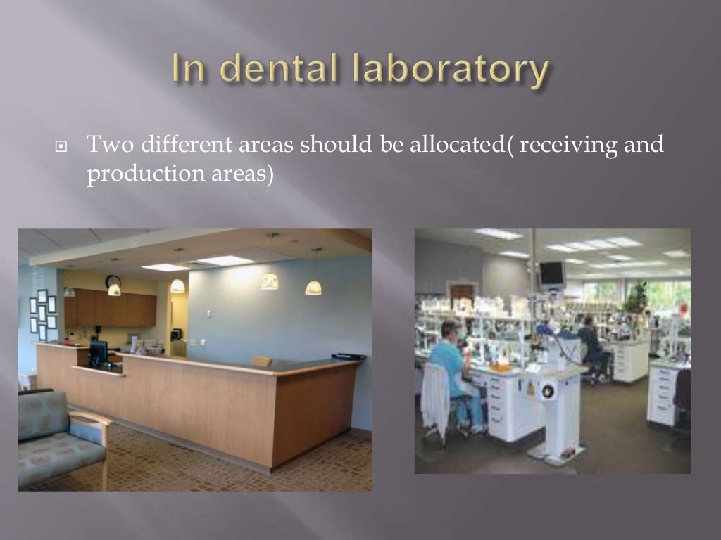 Disinfection of dental laboratory