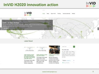 2
InVID	H2020	innovation	action
www.invid-project.eu
 