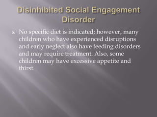 Disinhibited social engagement disorder DFS Training | PPTX