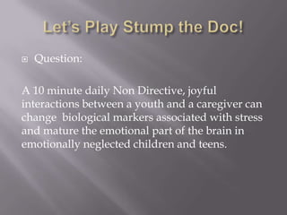 Disinhibited social engagement disorder DFS Training | PPTX
