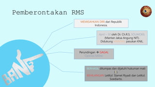 Operasi Militer Rms Materi Sejarah Kelas XII - Disintegrasi Bangsa | PPTX