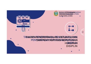 TAHAPAN PEMERIKSAAN, PENJATUHAN,
DAN PENYAMPAIAN KEPUTUSAN
HUKUMAN
DISIPLIN
25
BADAN KEPEGAWAIAN
DAERAH PROVINSI
SUMATERA UTARA
 