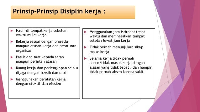 Disiplin dan profesional kerja indutri jasa Disiplin dan profesional kerja indutri jasa