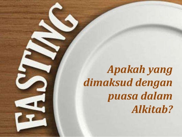 Disiplin Rohani Puasa