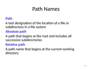 Files in OS | PPTX