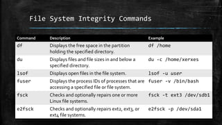 Disk and File System Management in Linux | PPTX