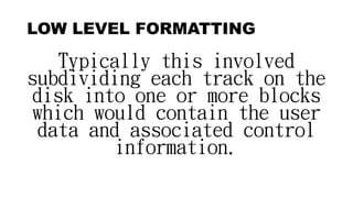 Disk formatting | PPT