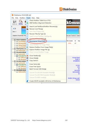 EASSOS Technology Co., Ltd. https://www.diskgenius.com/ 150
 