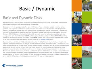 Basic / Dynamic
 