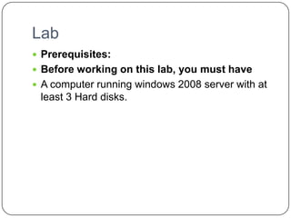 Disk management server | PPTX