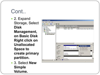 Disk management server | PPTX