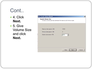 Disk management server | PPTX