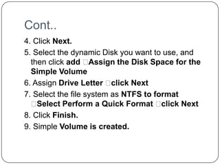 Disk management server | PPTX
