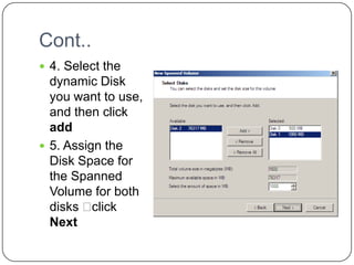 Disk management server | PPTX