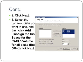 Disk management server | PPTX