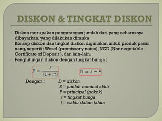 Diskon & tingkat diskon | PPTX
