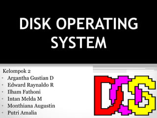 Disk operating system | PPT