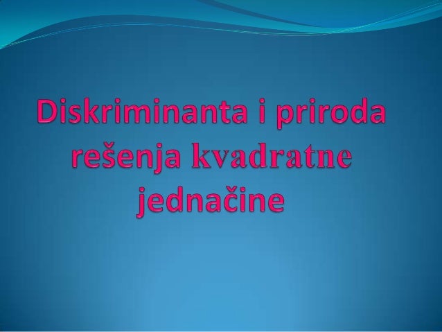 Diskriminanta