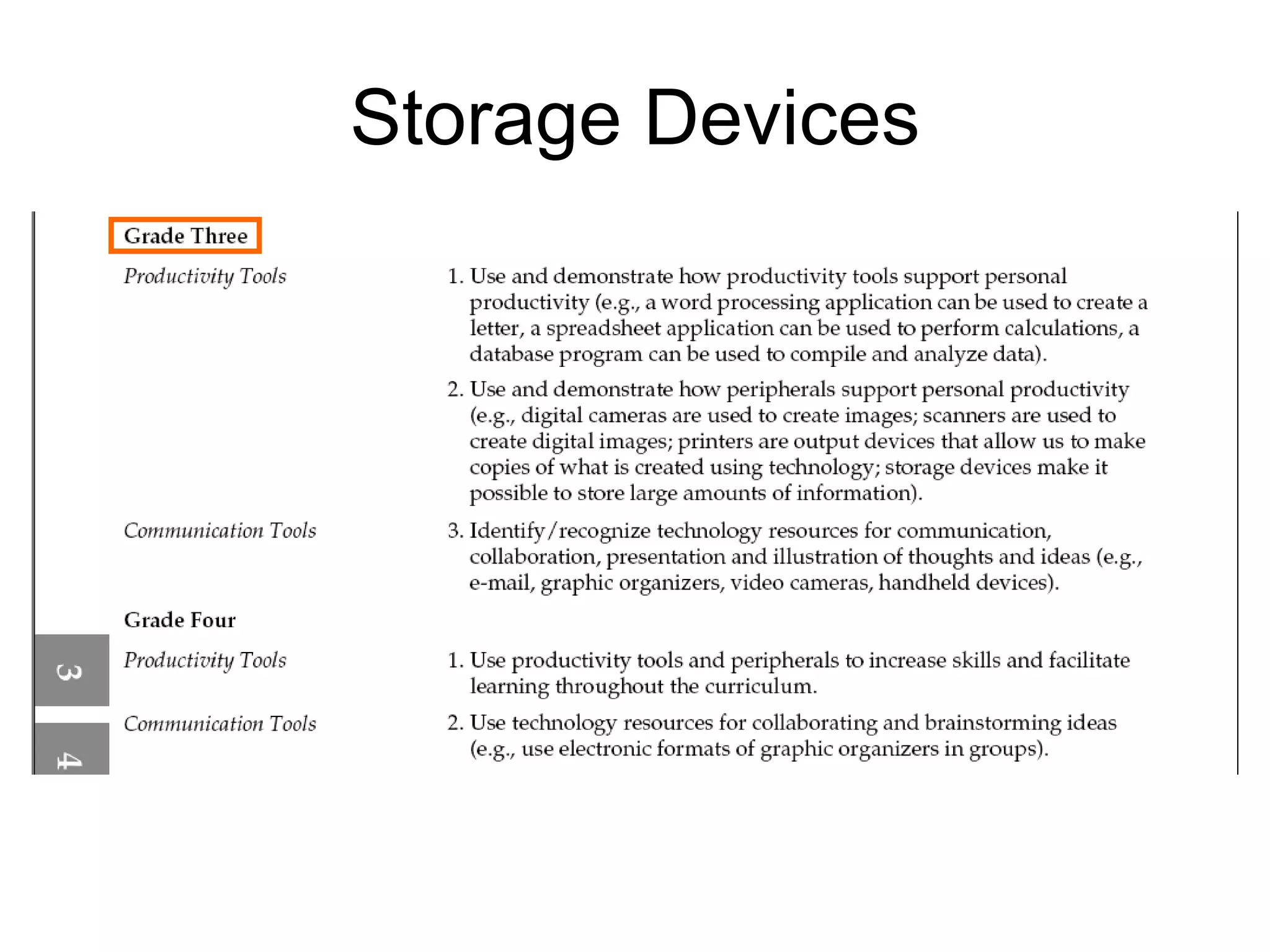Storage Devices