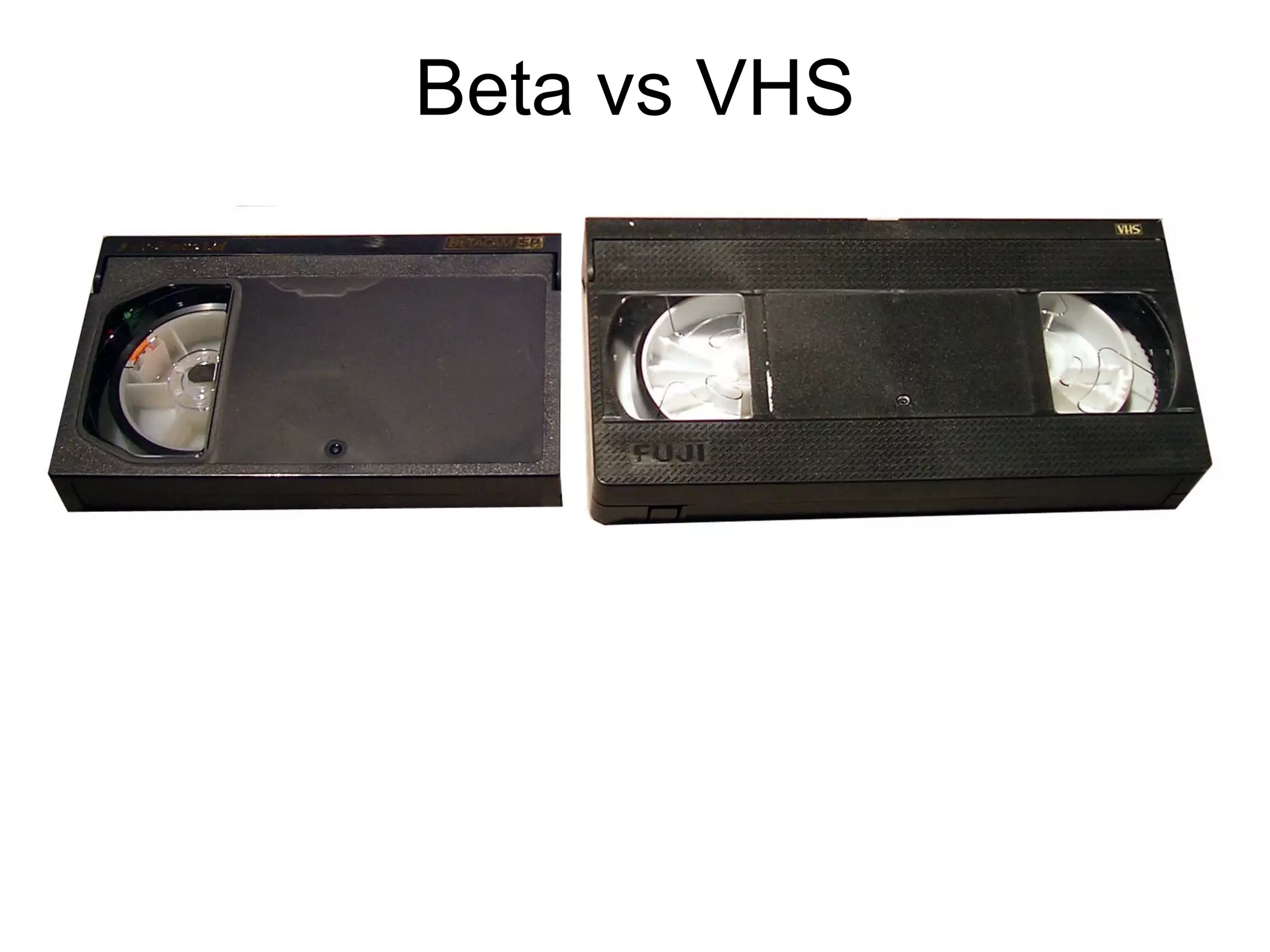 Beta vs VHS