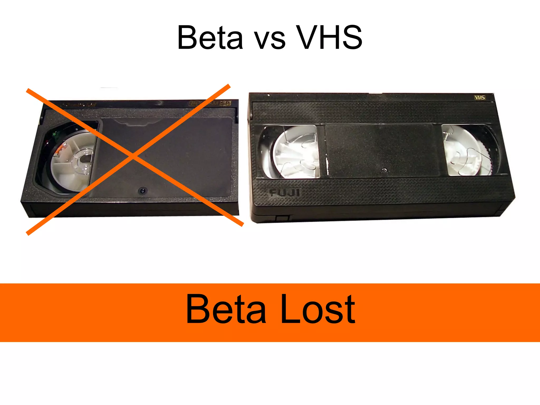 Beta vs VHS Beta Lost